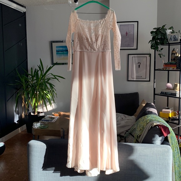 Theia Dresses & Skirts - Light Pink Bridesmaid Dress
